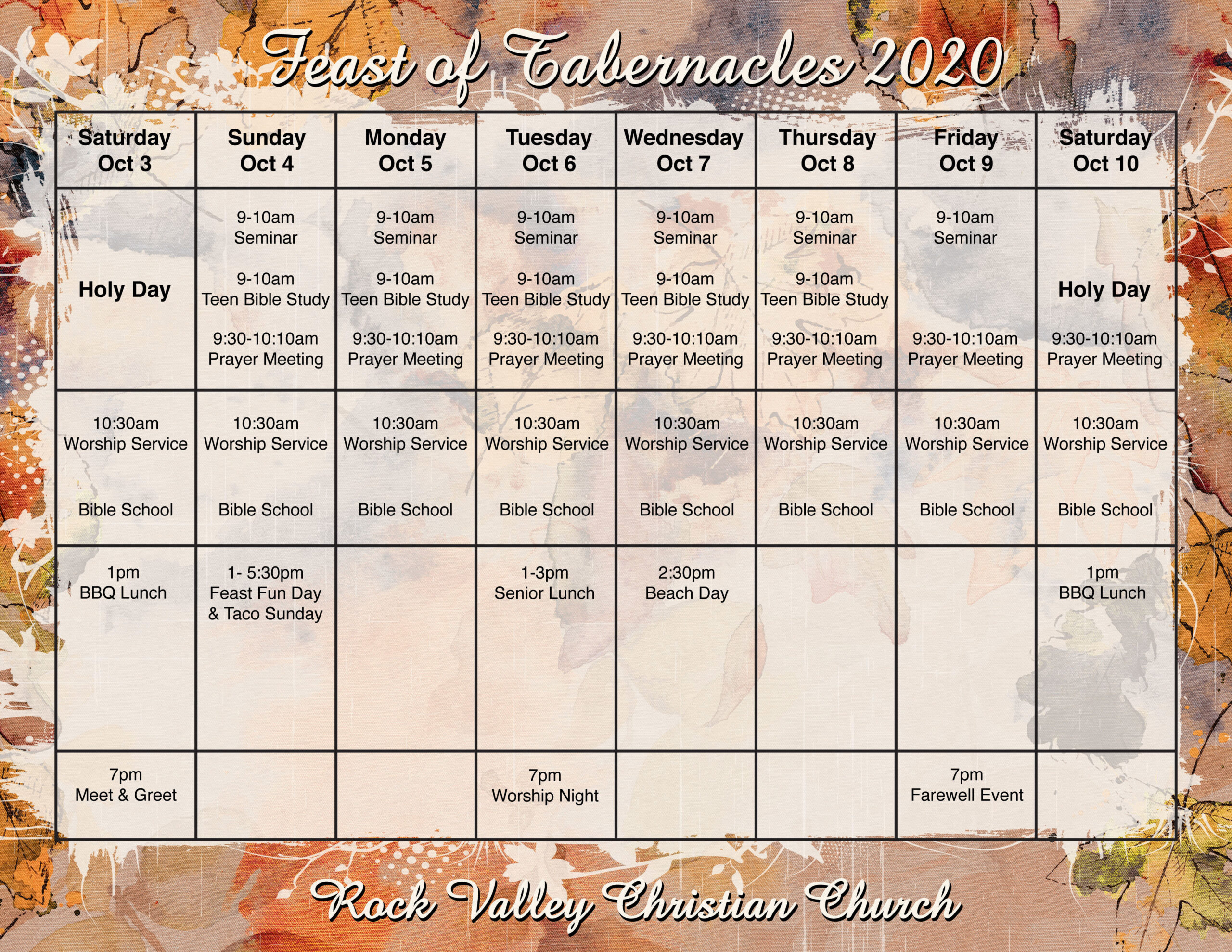 Catholic Feast Day Calendar