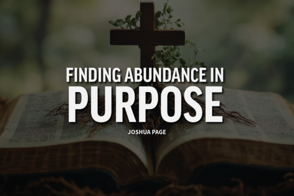 Finding Abundance in Purpose